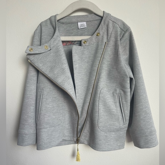 Egg By Susan Lazar Girls grey Jacket Size 6 - Picture 3 of 6